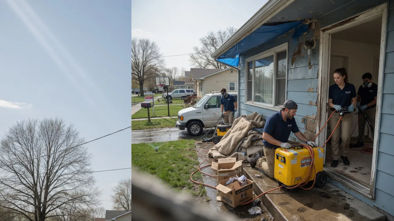 Basement Flood Cleanup in Lindside, WV near me